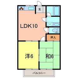 コーポラスノベルティ　C棟の物件間取画像